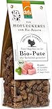 defu Hundesnack | 1 x 125 g | Hofleckerei Feine Häppchen von der Bio Pute...