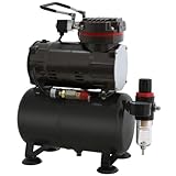 Airbrush Kompressor mit Lufttank, Mächtig Luftstrom und Luftdruck,...
