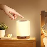 Aisutha LED Nachttischlampe Touch Dimmbar mit 10 Farben und 4 Modi,...