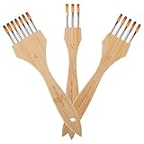 Künstlerpinsel, Kamm aus Nylon und Wolle, 3-teilig, Künstlerpinsel | für...