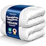 John Cotton New Way Bettdecke 155x220 - Innovativ & Atmungsaktive...