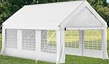 Homall Partyzelt 3x6 m,Metall Gestell Gartenzelt,Pavillon Wasserdicht...