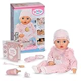 BABY born Annabell 43cm, weiche Puppe mit 7 elektronischen Funktionen und...