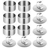 4 Stk Dessertringe und Speiseringe Set, Servierringe, Anrichteringe,...
