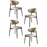 GAORUTO Esstisch-Zimmerstühle, 4er-Set, Küche, Moderne Holzstühle,...