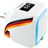 SCHWAIGER Steckdosenradio Radiowecker Radio Wecker Steckdose FM UKW...