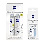 ZEISS Set aus 1x Brillen-Reinigungs-Spray alkoholfrei Doppelpack 2x 120ml...