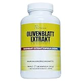 Olivenblatt Extrakt 650, 180 vegane Kapseln, hochdosiert mit 650 mg,...