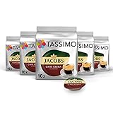 Tassimo Kapseln Jacobs Caffè Crema Classico, 80 Kaffeekapseln, 5er Pack, 5...