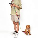 Hands Free Hundeleine 220cm Seil Crossbody Hundeleine Reflektierend für...