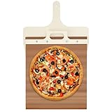 Sliding Pizza Peel, [2024 NEW] Pizzaschieber, Schiebe Pizzaschaufel, pizza...