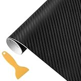 Gsakskdsap Carbon Folie Auto, 3D Selbstklebend Autofolie aus Vinyl mit...
