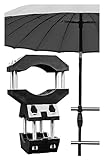 KD-TECH Stabiler Sonnenschirmhalter - Sonnenschirmständer für Balkon und...
