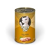 KITTY Cat Paté Huhn, 6 x 400 g, Nassfutter für Katzen, getreidefreies...