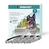 4 Pack Zecken- & Flohschutz Halsband Hunde 74 cm 10KG Flohschutzhalsband...