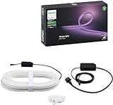 Philips Hue White & Color Ambiance Outdoor Lightstrip 5m 1400lm, dimmbar,...