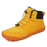 LTHTX Herren Damen Winter Barfussschuhe Breiter Zeh Wanderstiefel...