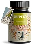 Kupfer Tabletten 365x mit 2 mg Kupfer aus hochwertigem Kupfer-Bisglycinat -...