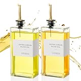 VINATO 2 Stücke Essig öl Flaschen Set, 500ml Öl Und Essig Spender Set,...