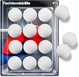 TK Gruppe Timo Klingler 12x Tischtennisbälle Ball Bälle weiß Set...
