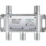 Axing BAB 3-10P 3-fach Abzweiger 10dB Kabelfernsehen CATV Multimedia DVB-T2...