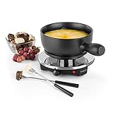 Klarstein Sirloin Käsefondue - Fondue-Set, Raclette mit Fondue,...