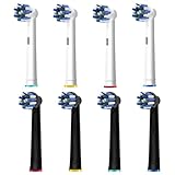 8 Stück Cross Clean Ersatzköpfe kompatibel mit Braun Oral B Elektrische...