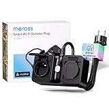 Meross Matter WLAN Steckdose Outdoor mit Strommessung, Smart Steckdose...