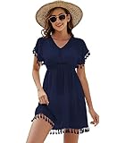 Onfettic Damen Strandkleid Sommer Badeanzug Strandtunika Chiffon...