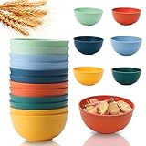 Lazycorner Weizenstroh-Müslischalen, 750 ml, wiederverwendbare...