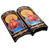 Sosoport Heilige Holztafel für Heimdekoration Religiöses Ornament aus...