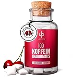 Upsters Koffein Kaugummi mit Guarana, Vitamin B6 & 52 mg Koffein |...
