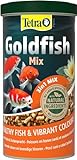 Tetra Pond Goldfish Fischfutter - 3in1 Mix mit Flocken, Sticks und Gammarus...