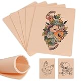 TONBAO Tattoo Kunsthaut 3mm – 5 Stück Doppelseitige Silikon Tattoo...