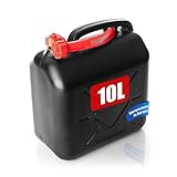 BigDean Benzinkanister 10L mit flexiblem Ausgießer - Kraftstoffkanister...