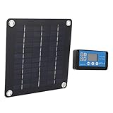 ACOGEDO Einkristallines Silizium-Solarpanel mit 10 W Überladung für...