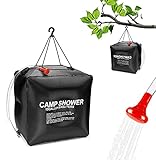 Sunshine smile Solardusche Tasche,40L Solar-Duschtasche,Campingdusche...