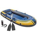 Intex Challenger 3 Set Schlauchboot - 295 x 137 x 43 cm - 3-teilig - Blau /...