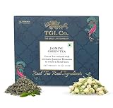 TGL Co. Jasmin-Grüntee-Beutel/lose Blätter, 16 Teebeutel