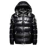 FM2018XSL Herren Pufferjacke Mit Kapuze Leicht Warme Kurze Winterjacke...