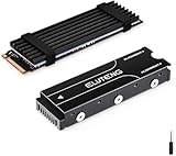 M.2 Kühlkörper für 2280 M.2 SSD, Aluminium Doppelseitiger mit 4 Silikon...