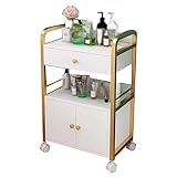 Schönheitssalon-Trolley mit Rollen, Aufbewahrungsschrank für...