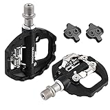 SUPERNIGHT Fahrradpedale mit SPD Cleat Set, Shimano PD Pedale Kompatibel,...