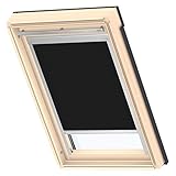 VELUX Original Dachfenster Verdunkelungsrollo Classic, Schwarz, für S08