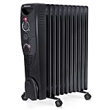 Pro Breeze 2500W Ölradiator energiesparend - Elektro Heizkörper mit 11...