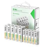 EBL AA Akku 2800mAh 10 Stück mit AAA Akku 1100mAh 10 Stück