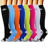 SUPTTING Damen Kompressionsstrümpfe Kniestrümpfe Sportsocken Stützsocken...