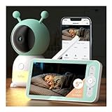 BOIFUN Babyphone mit Kamera 2K/3MP, Intelligentes Nachtlicht, 360 Gard WLAN...