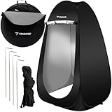 Duschzelt Umkleidekabine WC Zelt 4in1 Pop-Up Camping Schwarz Wasserdicht...