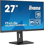 iiyama Prolite XUB2793HSU-B7 68,6cm 27' IPS LED-Monitor Full-HD 100Hz HDMI...